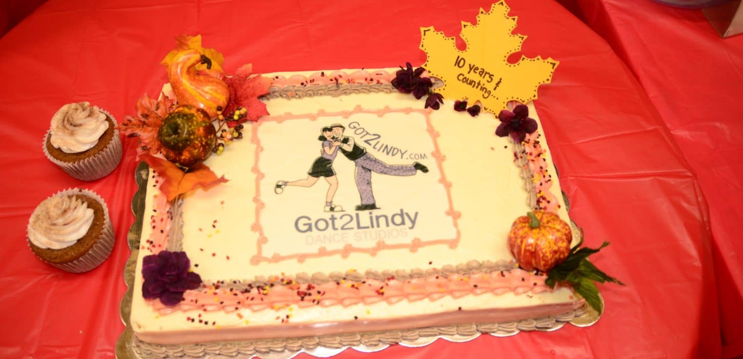 Got2Lindy 10th Anniversary Cake